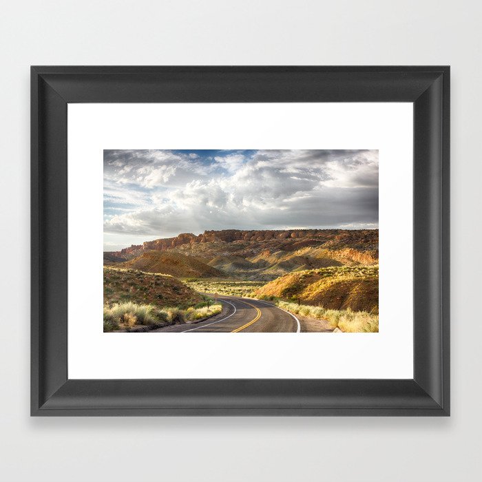 Golden Time in Arches Framed Art Print