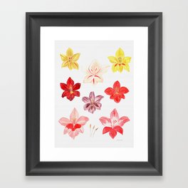 Botanical Flowers Framed Art Print