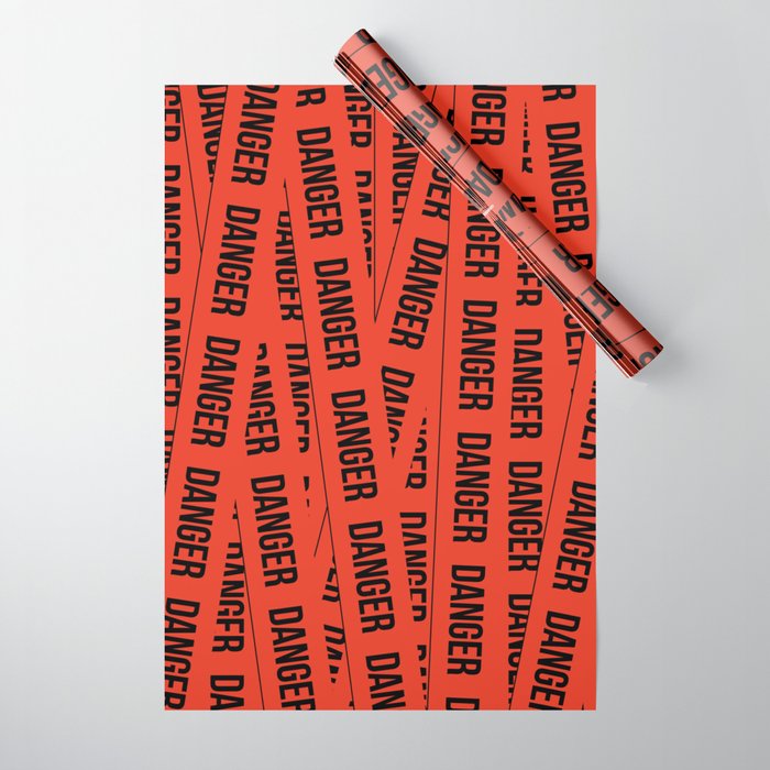 Danger Wrapping Paper