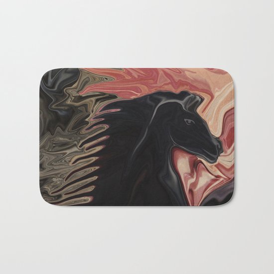 Stallion with the Heart of a Cat Bath Mat