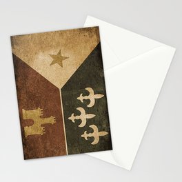 Acadian Flag Stationery Cards