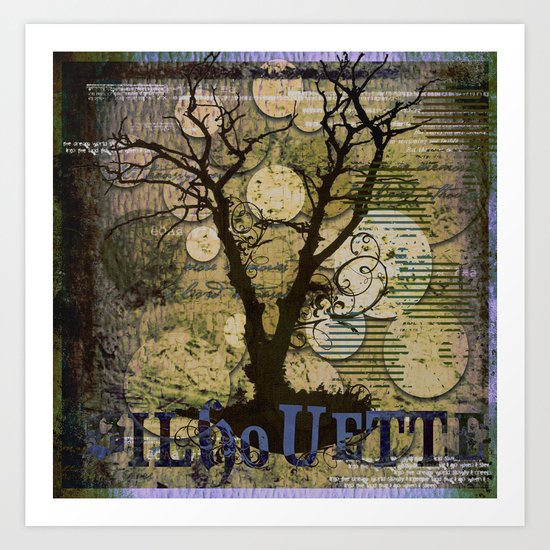 Silhouette Art Print