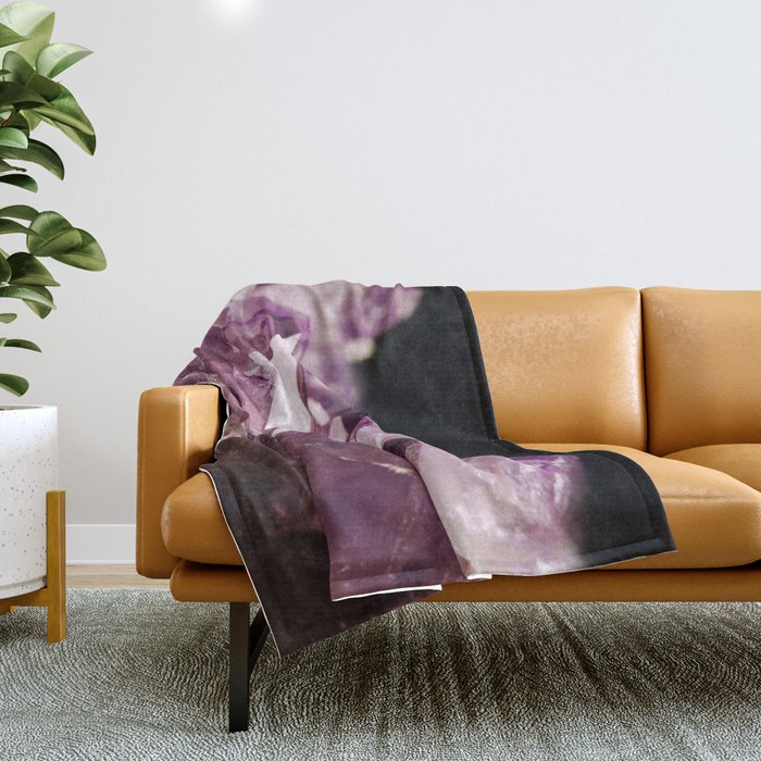 Amethyst Quartz Throw Blanket