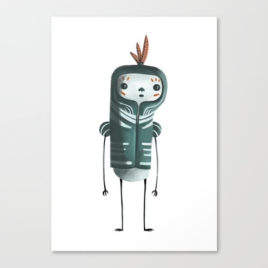 I AM BLUE Canvas Print