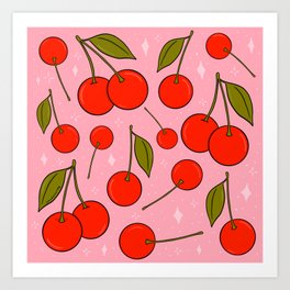 Cherries on Top Art Print