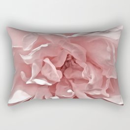 Pink Blush Rose Rectangular Pillow