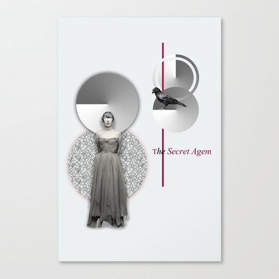 The Secret Agent Canvas Print