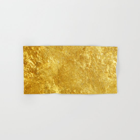 Golden Texture #lifestyle #society6 Hand & Bath Towel