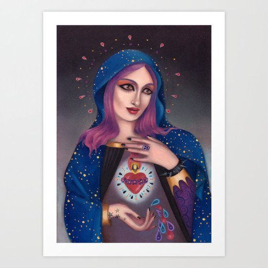 Blessed Mary Art Print