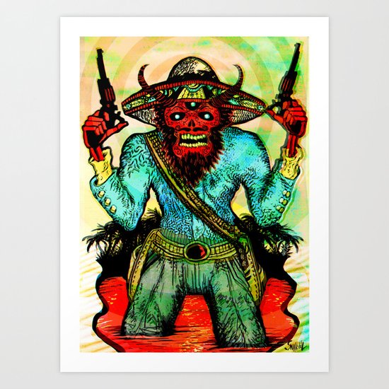 pistolero Art Print