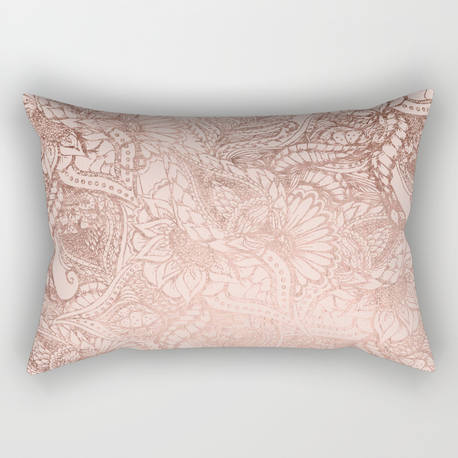 pink rectangle cushion