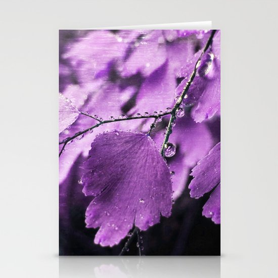 Lavender Fern Stationery Cards