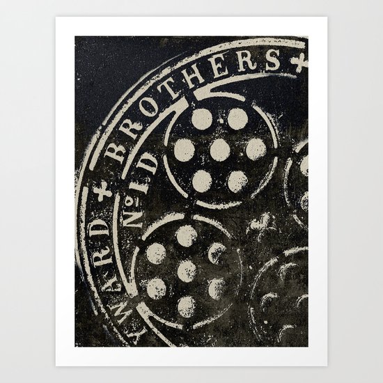 Manhole Cover 2 Art Print