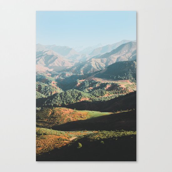 Layers of the Atlas Mountains, Africa Canvas Print