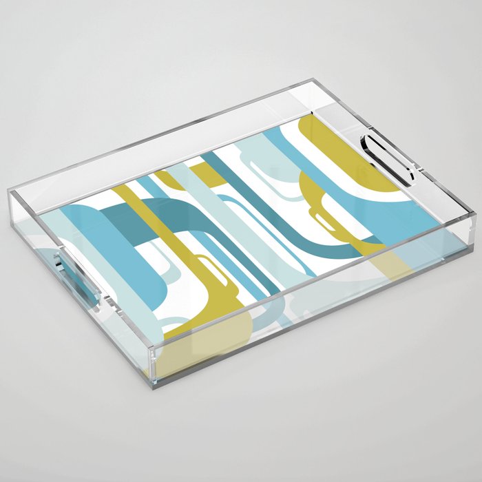 Modern Abstract Design Acrylic Tray