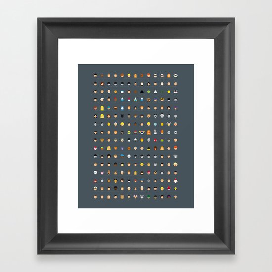 Famous Capsules - Nostalgia Framed Art Print