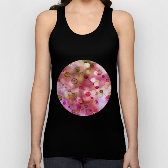 Cryptic fancy light in vibrant colors Unisex Tank Top