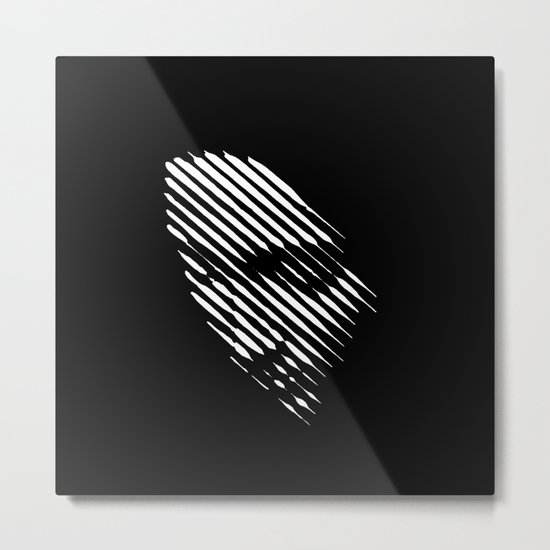 Face Lines Metal Print