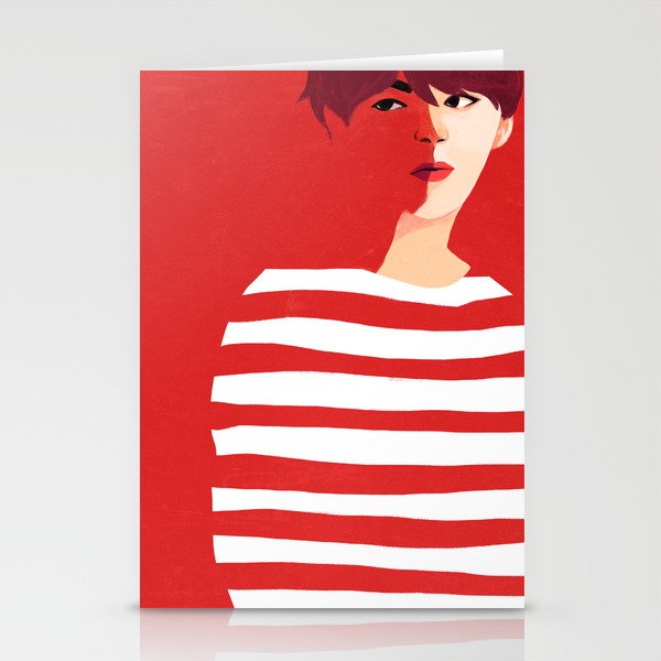 Study in Stripes II Stationery Cards