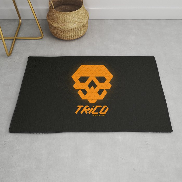 TRIC0 gun for hire Rug