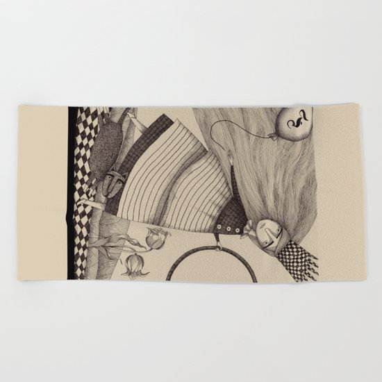 The Tulip Garden (2) Beach Towel