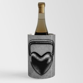 Kettlebell heart / 3D render of heavy heart shaped kettlebell Wine Chiller