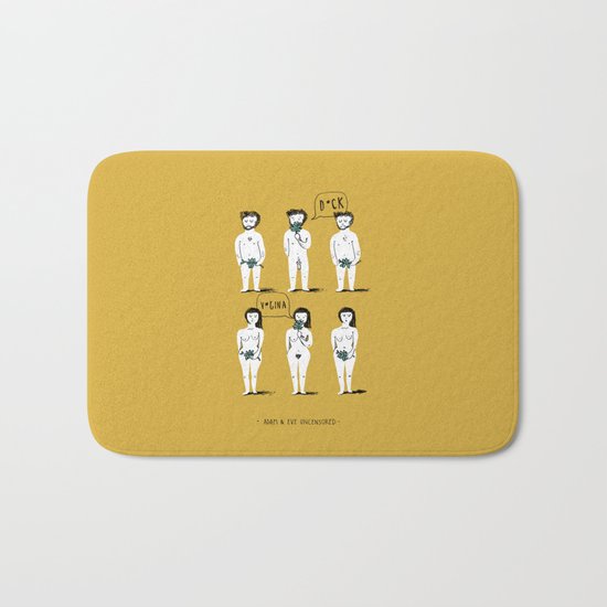 Adam & Eve Uncensored Bath Mat