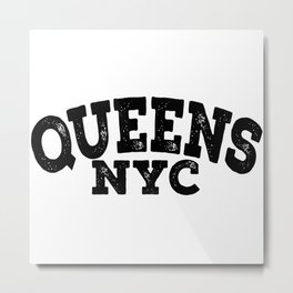 queens Metal Print | Nyc, Ny, Flushingmeadows, Mets, Usopen, Queens, Unisphere, Newyork, Cityfield, Graphicdesign 
