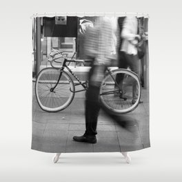 Bicycle is waiting for you Shower Curtain