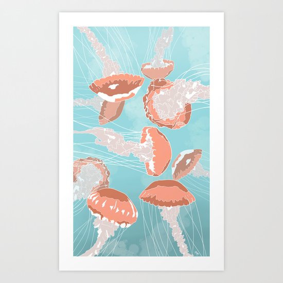Jellyfish Art Print