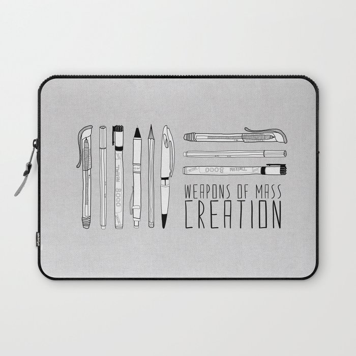 weapons of mass creation Laptop Sleeve