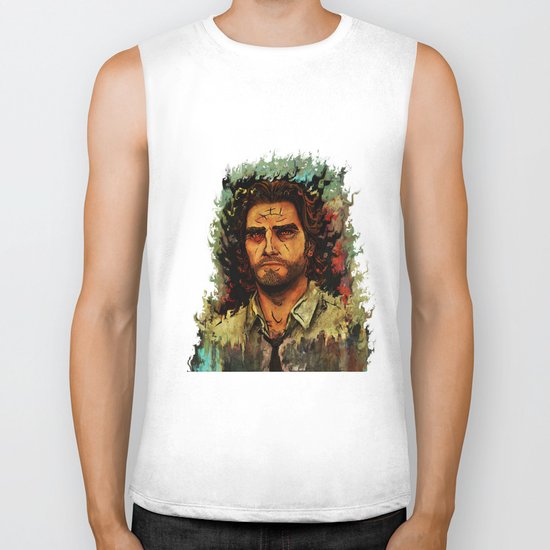 the wolf among us Biker Tank