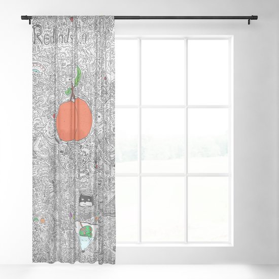 Redlands Ca Sheer Curtain By Dudeeldad