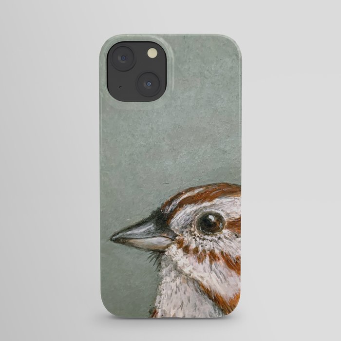 Song Sparrow Portrait iPhone Case