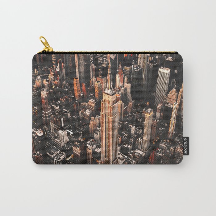 manhattan aerial view Carry-All Pouch