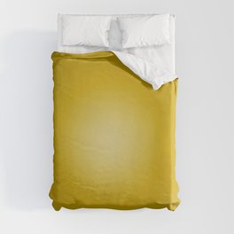 Orb Gradient // Yellow Duvet Cover
