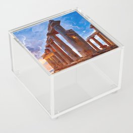 The Temple of Poseidon Acrylic Box