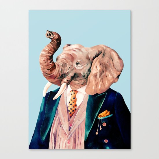 Elephant Canvas Print