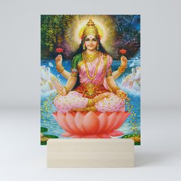 Goddess Lakshmi Hindu Mini Art Print