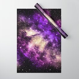 Yellow Pink Purple Galaxy Nebula Dream #1 #decor #art #society6 Wrapping Paper
