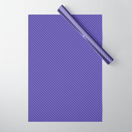 [ Thumbnail: Slate Blue and Dark Slate Blue Colored Lined/Striped Pattern Wrapping Paper ]