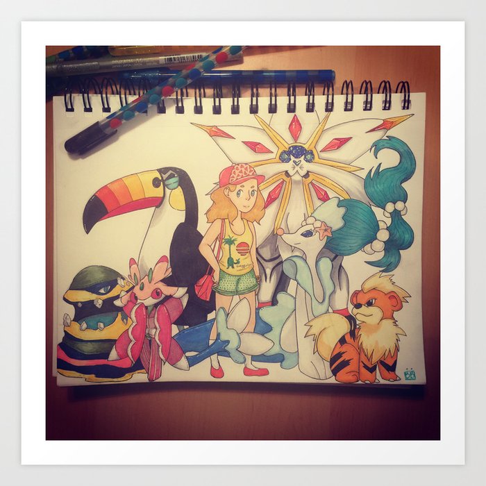 A field of colors  Pokemon, Pokemon art, Pokemon teams