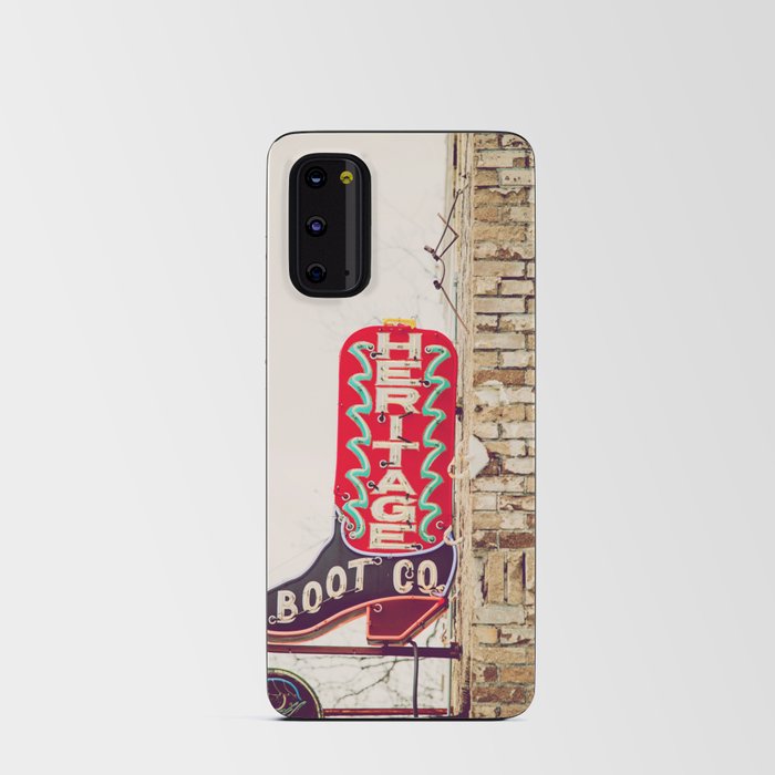 Downtown Austin Texas Neon Android Card Case