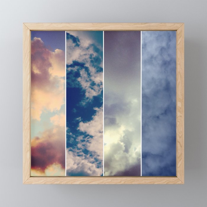 Cloud Collection Framed Mini Art Print