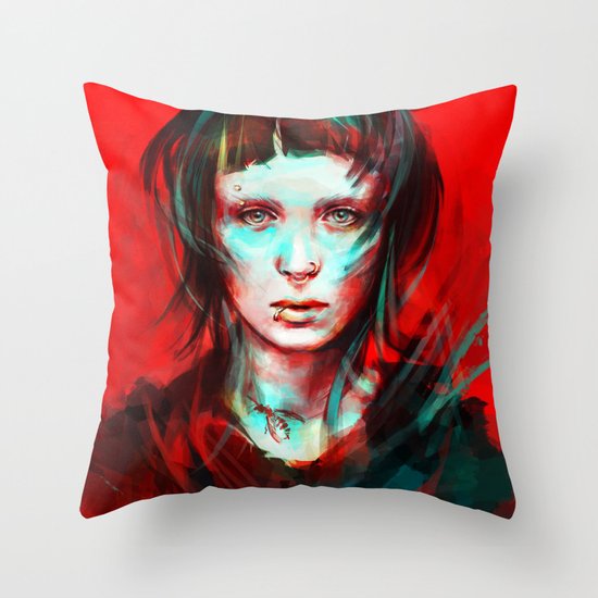 Wasp Throw Pillow