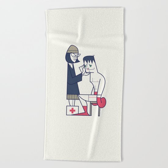 Heart of the Tiger Beach Towel