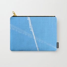 Contrails in the Blue Carry-All Pouch