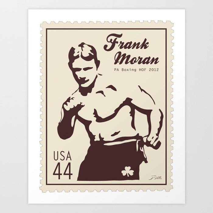 Frank Moran - Pittsburg Pennsylvania Boxing Hall of Fame Art Print