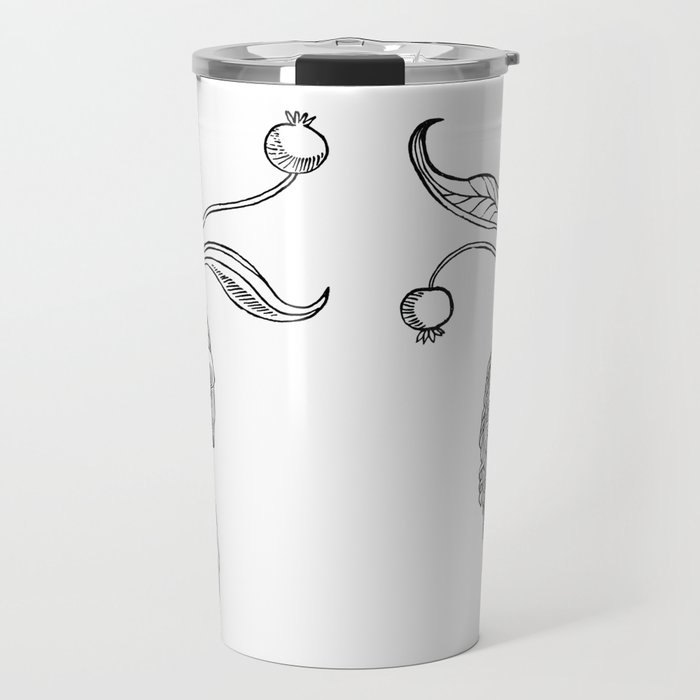 Mandragora Male and Female Mandrakes  Travel Mug