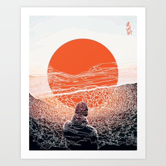 sunset Art Print